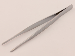 Pinzette geriffelt, 16cm (6 Zoll) lang